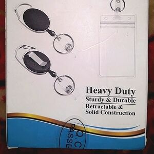 Retractable ID Badge Holder, Multipurpose